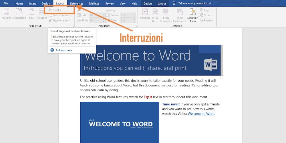 Come numerare le pagine su Word partendo dalla seconda Gufo