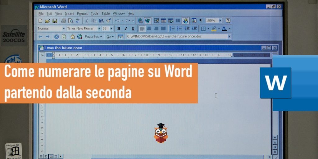 Come numerare le pagine su Word partendo dalla seconda Gufo
